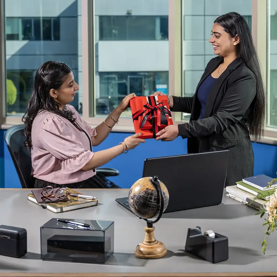 Employee appreciation gift box